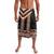 Orange Taniko Pattern Aotearoa Lavalava Niho Taniwha Mix Poutama LT14