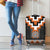 Orange Taniko Pattern Aotearoa Luggage Cover Niho Taniwha Mix Poutama