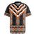 Orange Taniko Pattern Aotearoa Rugby Jersey Niho Taniwha Mix Poutama LT14
