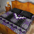 Purple Taniko Pattern Aotearoa Quilt Bed Set Niho Taniwha Mix Poutama