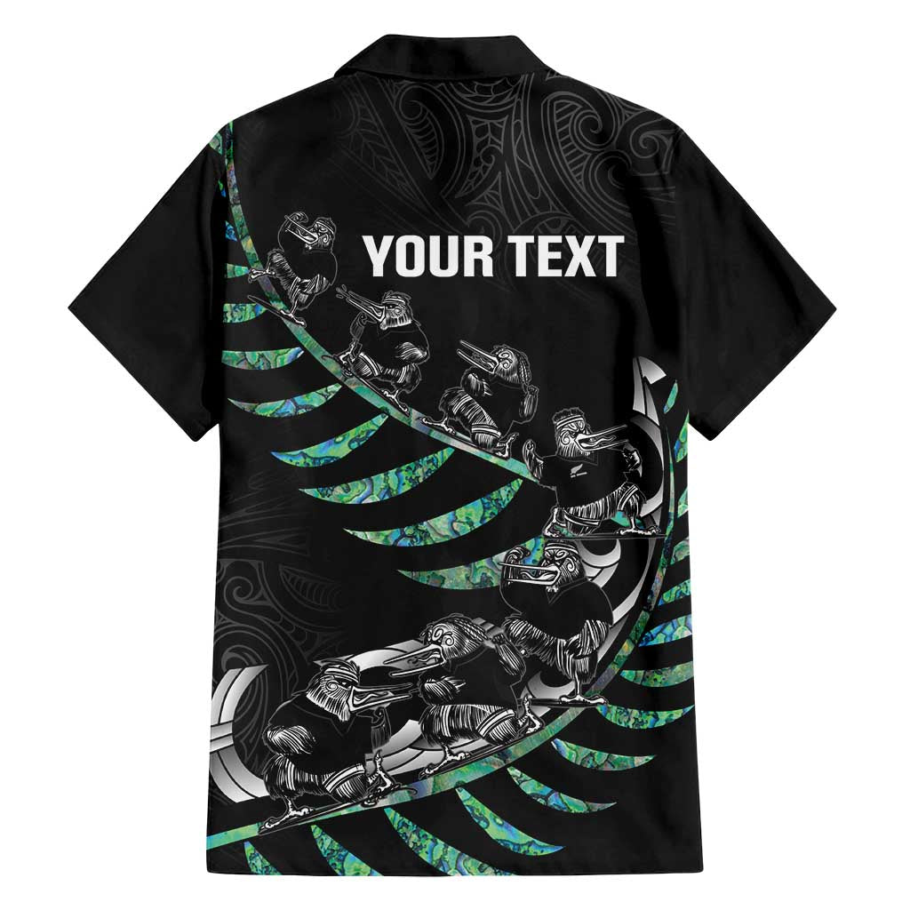 Custom New Zealand Silver Fern Rugby Family Matching Summer Maxi Dress and Hawaiian Shirt Aotearoa Kiwi Maori Pattern LT14 - Polynesian Pride