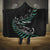 Custom New Zealand Silver Fern Rugby Hooded Blanket Aotearoa Kiwi Maori Pattern LT14