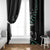 Custom New Zealand Silver Fern Rugby Window Curtain Aotearoa Kiwi Maori Pattern LT14