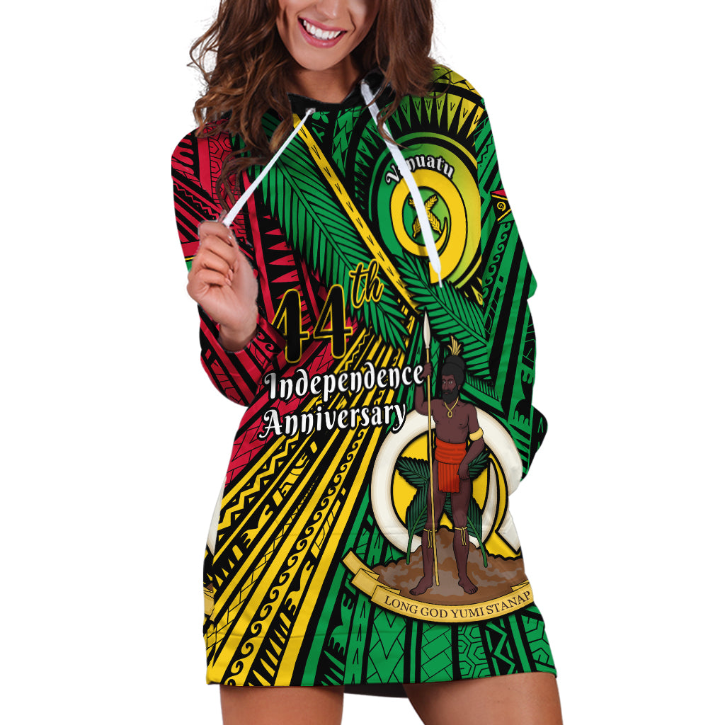 Halo Vanuatu Hoodie Dress Happy 44th Independence Anniversary