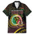 Personalised Vanuatu Family Matching Mermaid Dress and Hawaiian Shirt Yumi 45th Hapi Independens Dei - Black Version LT14