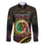 Personalised Vanuatu Family Matching Mermaid Dress and Hawaiian Shirt Yumi 45th Hapi Independens Dei - Black Version LT14