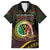 Personalised Vanuatu Family Matching Off The Shoulder Long Sleeve Dress and Hawaiian Shirt Yumi 45th Hapi Independens Dei - Black Version LT14