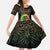 Personalised Vanuatu Family Matching Puletasi and Hawaiian Shirt Yumi 45th Hapi Independens Dei - Black Version LT14