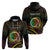 Personalised Vanuatu Hoodie Yumi 44 Hapi Independens Dei - Black Version