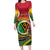 Personalised Vanuatu Family Matching Long Sleeve Bodycon Dress and Hawaiian Shirt Yumi 45th Hapi Independens Dei - Reggae Version LT14