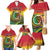 Personalised Vanuatu Family Matching Mermaid Dress and Hawaiian Shirt Yumi 45th Hapi Independens Dei - Reggae Version LT14