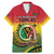 Personalised Vanuatu Family Matching Mermaid Dress and Hawaiian Shirt Yumi 45th Hapi Independens Dei - Reggae Version LT14
