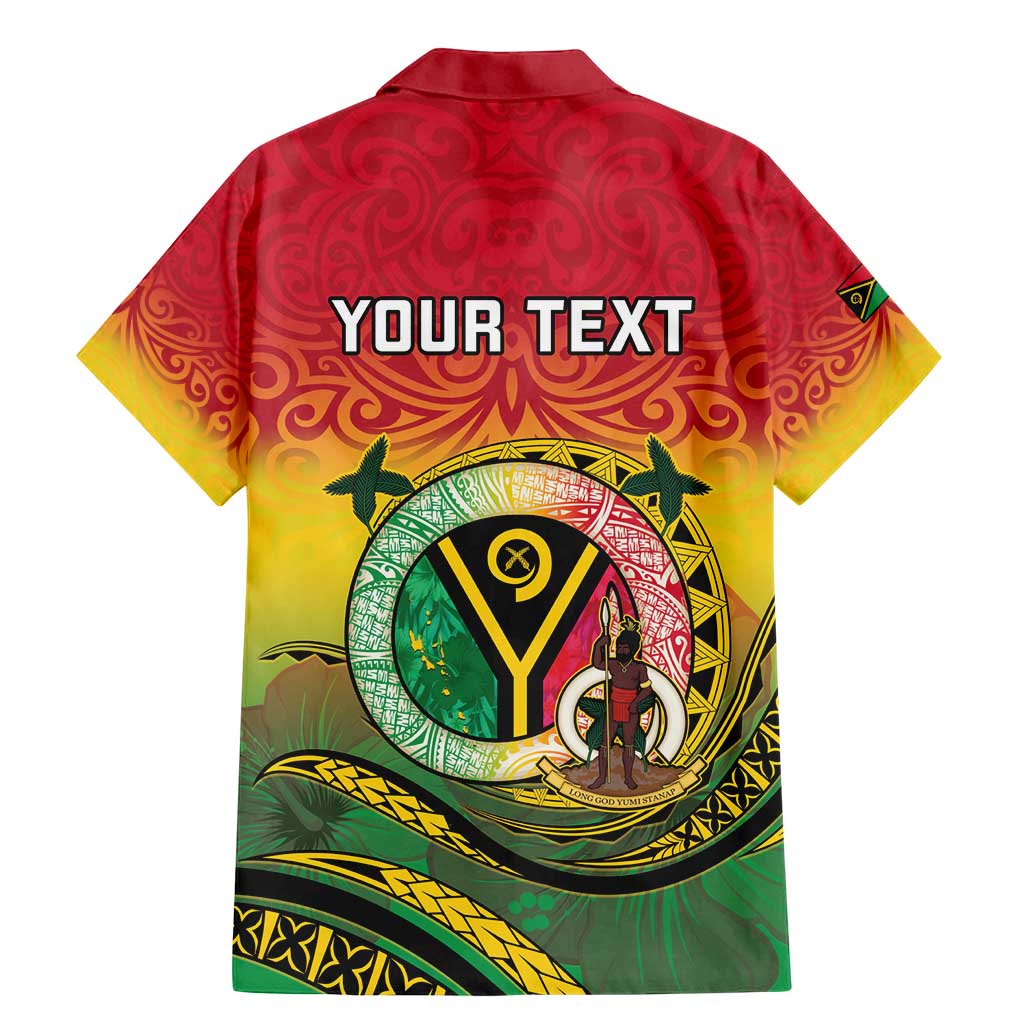 Personalised Vanuatu Family Matching Mermaid Dress and Hawaiian Shirt Yumi 45th Hapi Independens Dei - Reggae Version LT14
