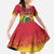 Personalised Vanuatu Family Matching Tank Maxi Dress and Hawaiian Shirt Yumi 45th Hapi Independens Dei - Reggae Version LT14