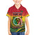 Personalised Vanuatu Family Matching Tank Maxi Dress and Hawaiian Shirt Yumi 45th Hapi Independens Dei - Reggae Version LT14