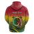 Personalised Vanuatu Hoodie Yumi 44 Hapi Independens Dei - Reggae Version