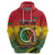 Personalised Vanuatu Hoodie Yumi 44 Hapi Independens Dei - Reggae Version