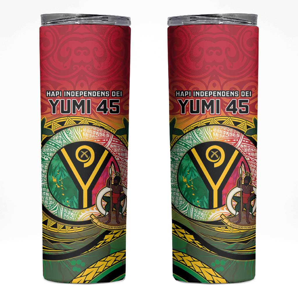 Vanuatu Skinny Tumbler Yumi 45th Hapi Independens Dei - Reggae Version LT14