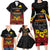 Papua New Guinea Independence Day Family Matching Long Sleeve Bodycon Dress and Hawaiian Shirt PNG Bird of Paradise 50th Anniversary LT14