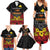 Papua New Guinea Independence Day Family Matching Summer Maxi Dress and Hawaiian Shirt PNG Bird of Paradise 50th Anniversary LT14