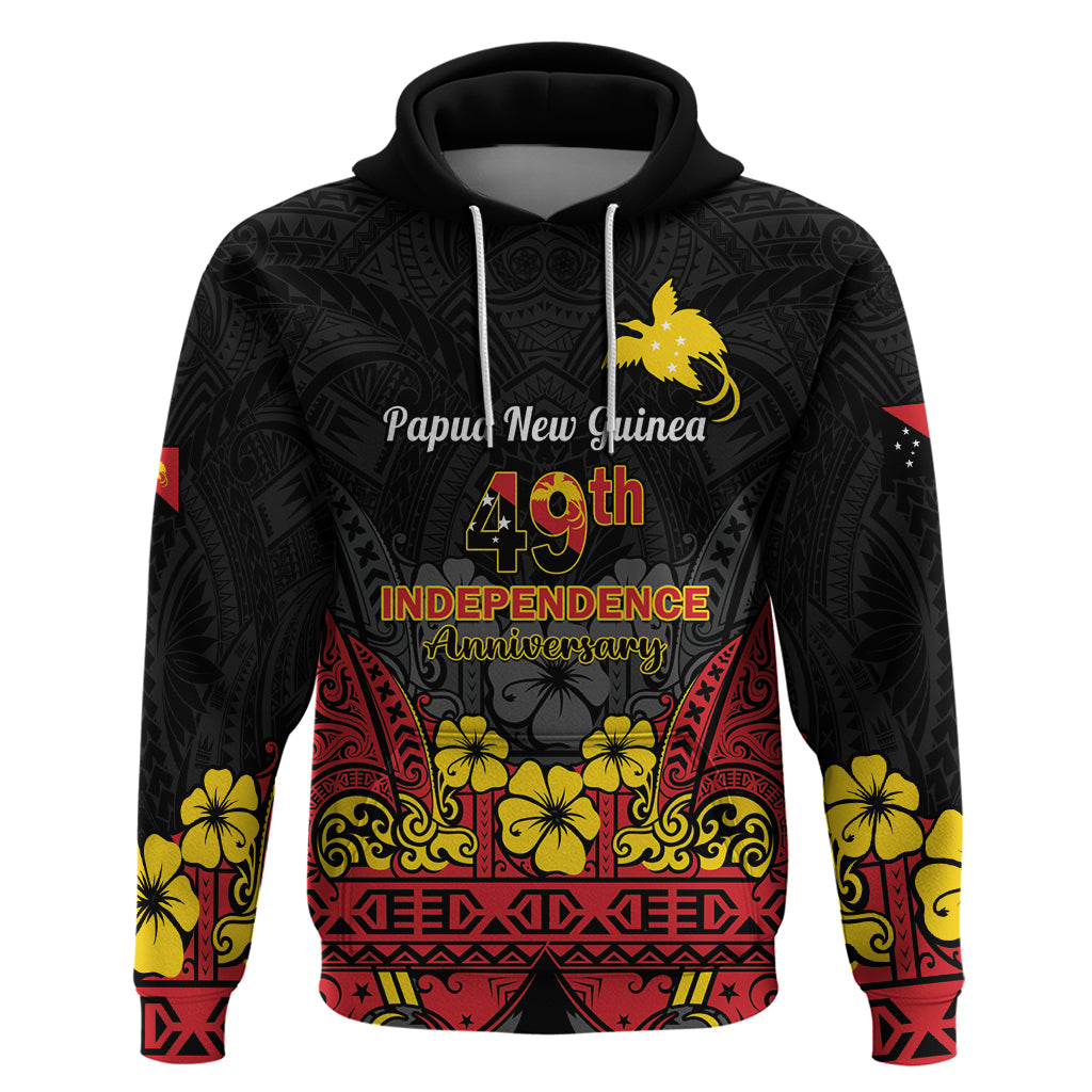 Papua New Guinea Independence Day Hoodie PNG Bird of Paradise 49th Anniversary