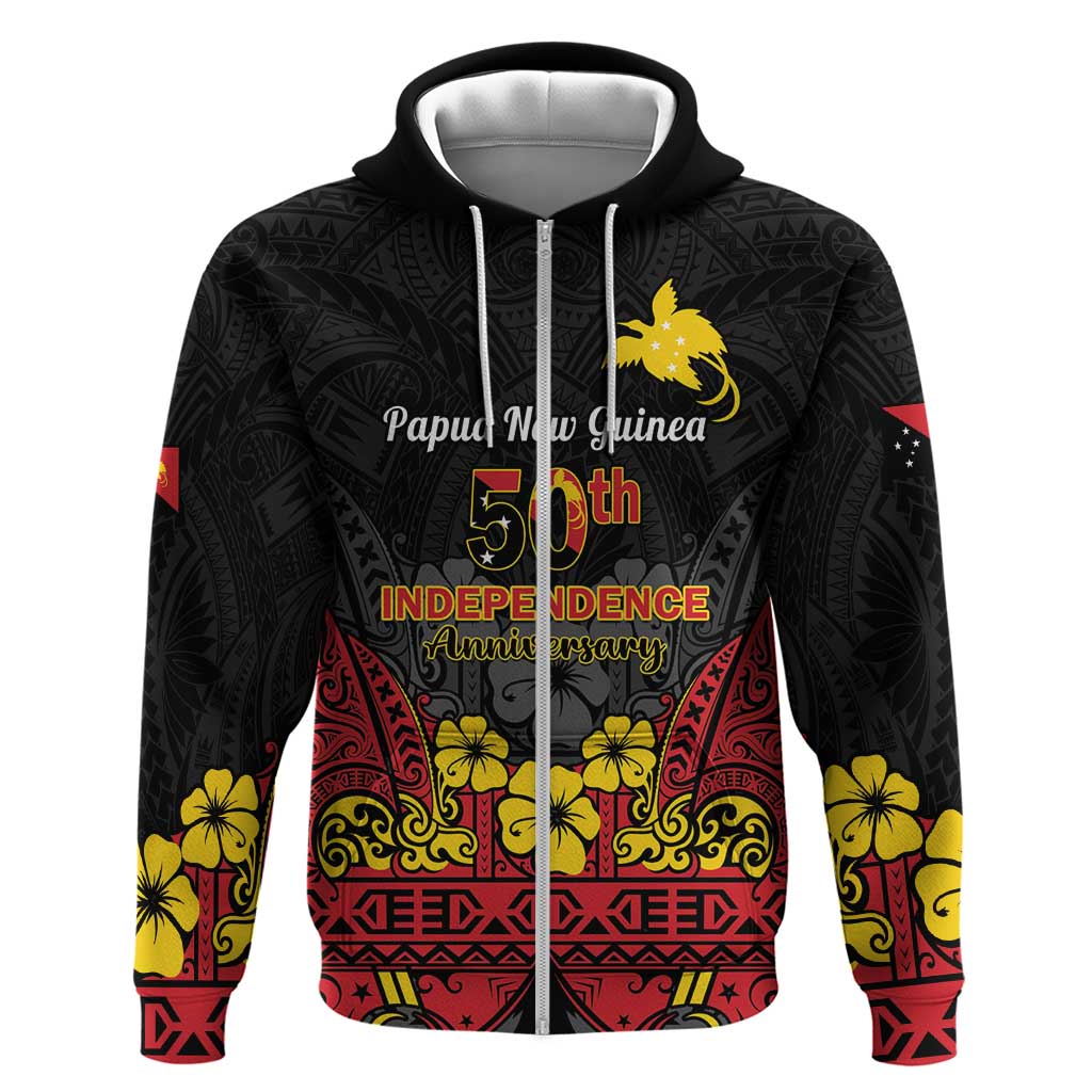 Papua New Guinea Independence Day Hoodie PNG Bird of Paradise 50th Anniversary LT14