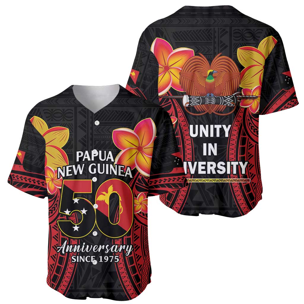 Papua New Guinea Independence Day Baseball Jersey PNG Since 1975 LT14