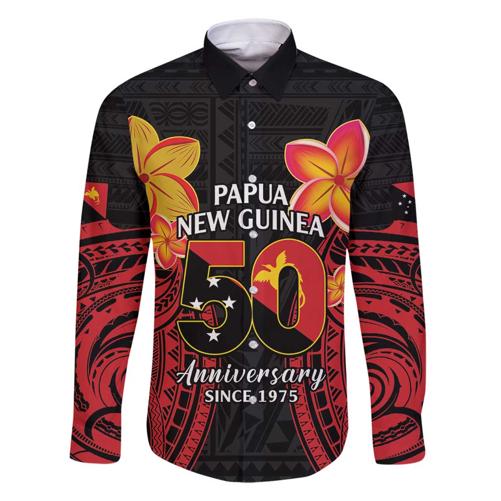 Papua New Guinea Independence Day Family Matching Off Shoulder Maxi Dress and Hawaiian Shirt PNG Since 1975 LT14