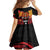 Papua New Guinea Independence Day Family Matching Off Shoulder Short Dress and Hawaiian Shirt PNG Since 1975 LT14