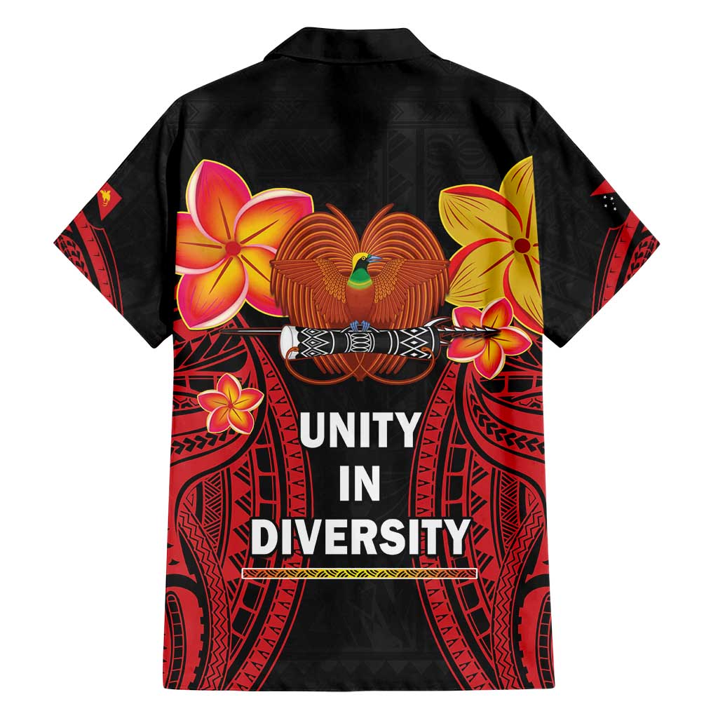 Papua New Guinea Independence Day Family Matching Off Shoulder Short Dress and Hawaiian Shirt PNG Since 1975 LT14
