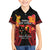 Papua New Guinea Independence Day Family Matching Off Shoulder Short Dress and Hawaiian Shirt PNG Since 1975 LT14