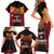 Papua New Guinea Independence Day Family Matching Short Sleeve Bodycon Dress and Hawaiian Shirt PNG Since 1975 LT14