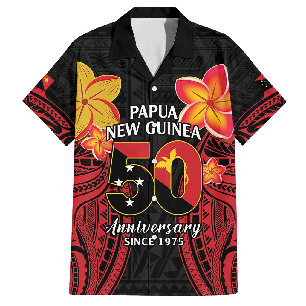 Papua New Guinea Independence Day Family Matching Tank Maxi Dress and Hawaiian Shirt PNG Since 1975 LT14