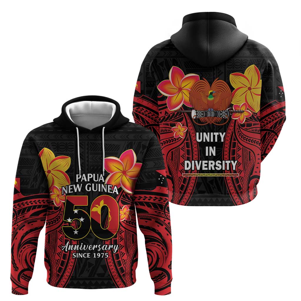 Papua New Guinea Independence Day Hoodie PNG Since 1975 LT14