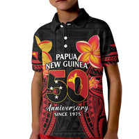 Papua New Guinea Independence Day Kid Polo Shirt PNG Since 1975 LT14