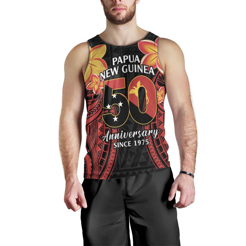 Papua New Guinea Independence Day Men Tank Top PNG Since 1975 LT14