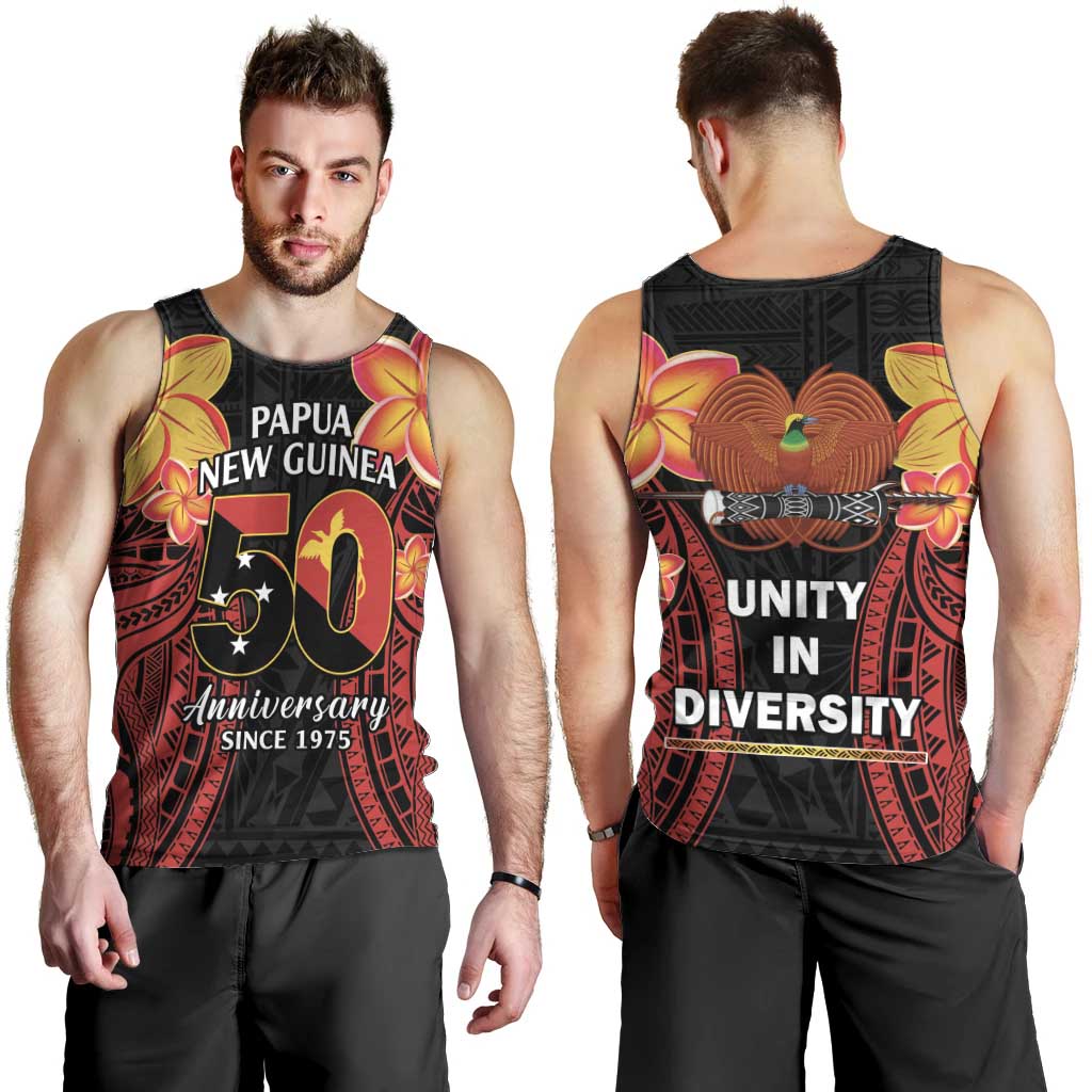 Papua New Guinea Independence Day Men Tank Top PNG Since 1975 LT14