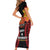 Papua New Guinea Independence Day Short Sleeve Bodycon Dress PNG Since 1975 LT14