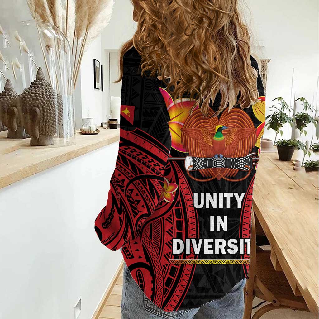 Papua New Guinea Independence Day Women Casual Shirt PNG Since 1975 LT14