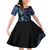 Polynesia Sea Turtle Day Family Matching Off Shoulder Short Dress and Hawaiian Shirt Tribal Honu Plumeria Polynesian Pattern