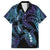 Polynesia Sea Turtle Day Family Matching Tank Maxi Dress and Hawaiian Shirt Tribal Honu Plumeria Polynesian Pattern