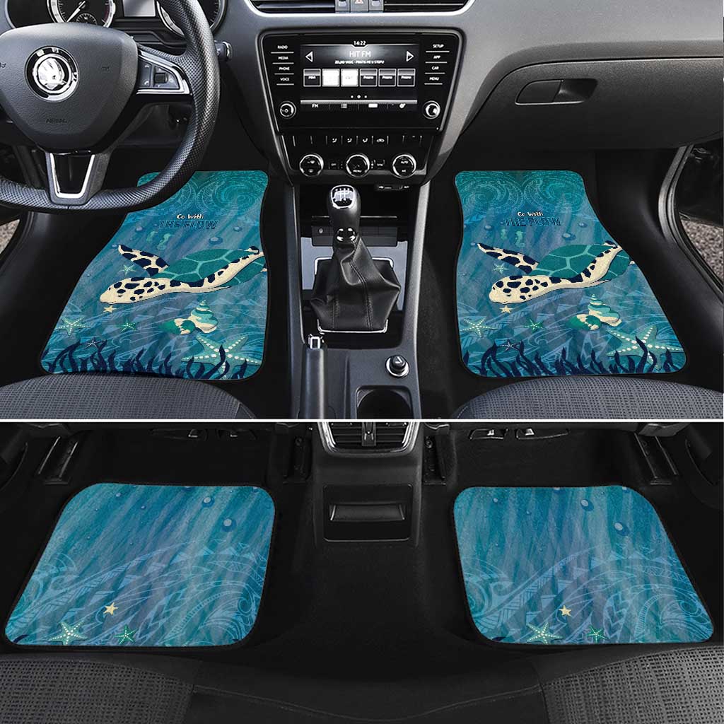 World Sea Turtle Day Polynesia Car Mats Go With The Flow