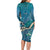 World Sea Turtle Day Polynesia Family Matching Long Sleeve Bodycon Dress and Hawaiian Shirt Go With The Flow