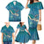 World Sea Turtle Day Polynesia Family Matching Mermaid Dress and Hawaiian Shirt Go With The Flow