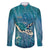 World Sea Turtle Day Polynesia Family Matching Mermaid Dress and Hawaiian Shirt Go With The Flow