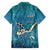 World Sea Turtle Day Polynesia Family Matching Tank Maxi Dress and Hawaiian Shirt Go With The Flow