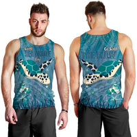 World Sea Turtle Day Polynesia Men Tank Top Go With The Flow