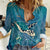 World Sea Turtle Day Polynesia Women Casual Shirt Go With The Flow