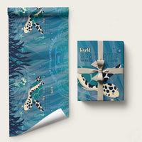 World Sea Turtle Day Polynesia Wrapping Paper Go With The Flow - Polynesian Pride