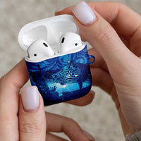 Kuri New Zealand Matariki AirPods Case Aotearoa Dog Waka Maori New Year Galaxy Vibes LT14 - Polynesian Pride